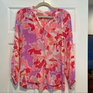 Lilly Pulitzer Elsa Top in Soiree Purple Serenade